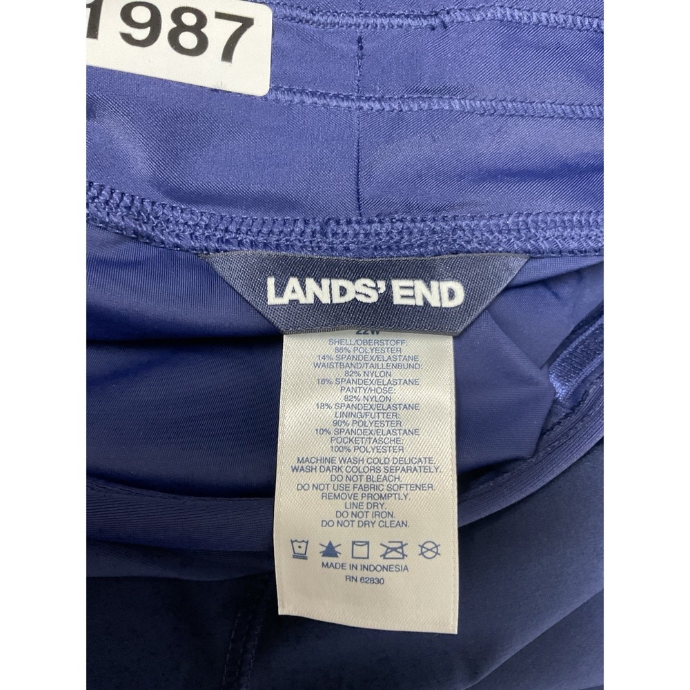 Lands End Plus Size Womens Swim Board Shorts Size 22W. NWOT Panty Lined - Picture 8 of 8